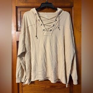 Aerie Distressed Hockey Hoodie